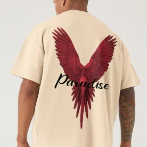 Paradise Men Oversized Printed T-Shirt